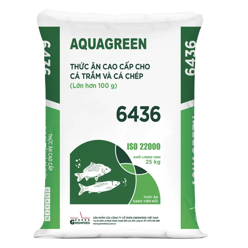 Thức ăn cao cấp cho cá trắm và cá chép (6436)